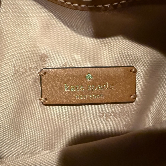 Kate Spade Brown Leather Handbag and Wallet Set 10x8 - Picture 2 of 11